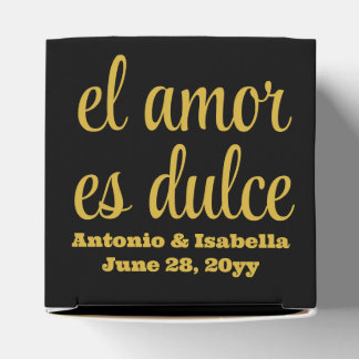 El amor es dulce Hochzeitsempfang Leckerei für Gäs Geschenkschachtel