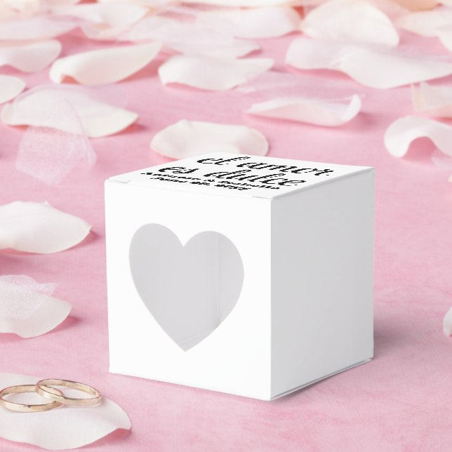 El amor es dulce Hochzeitsempfang Leckerei für Gäs Geschenkschachtel (Hochzeit)