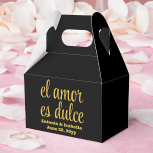 El amor es dulce Hochzeitsempfang Leckerei für Gäs Geschenkschachtel