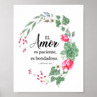 El amor es paciente Póster