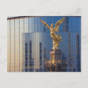 El Angel und Unabhängigkeitsdenkmal und Büros Postkarte