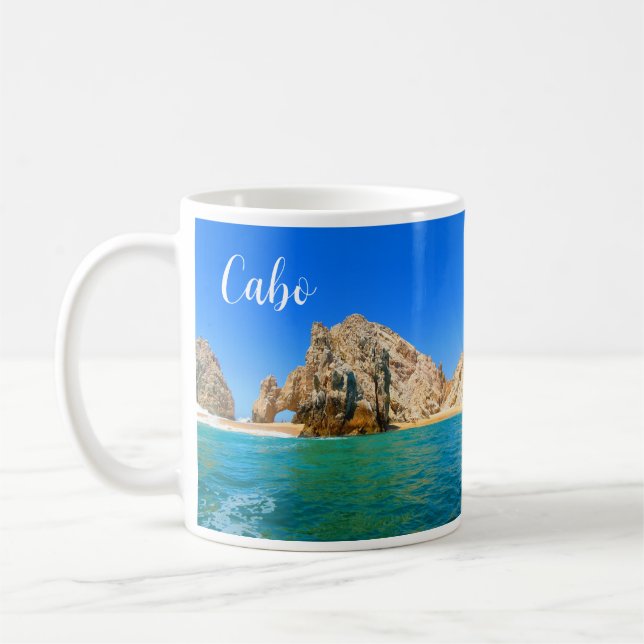 El Arco, Cabo San Lucas, Mexique Mug (Gauche)