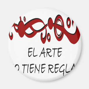 EL Arte kein Tiene Reglas Magnet