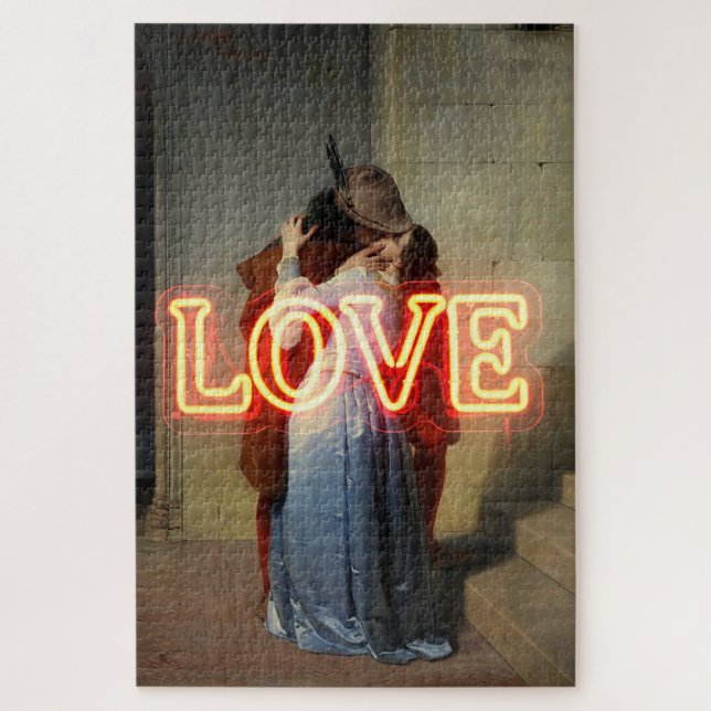 El Bacio Remix – Neon “LOVE” Wall Art & Merch (Vertikal)