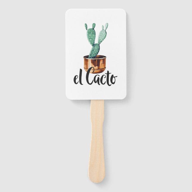 El Cactus Fächer (Vorderseite)