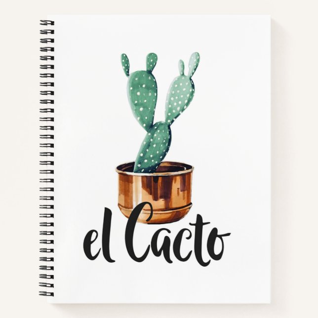 El Cactus Notizbuch (Vorderseite)