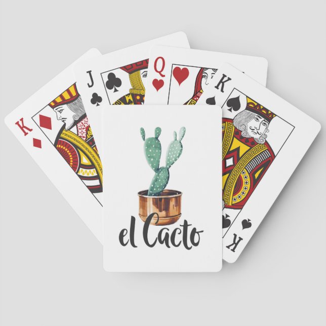 El Cactus Spielkarten (Rückseite)