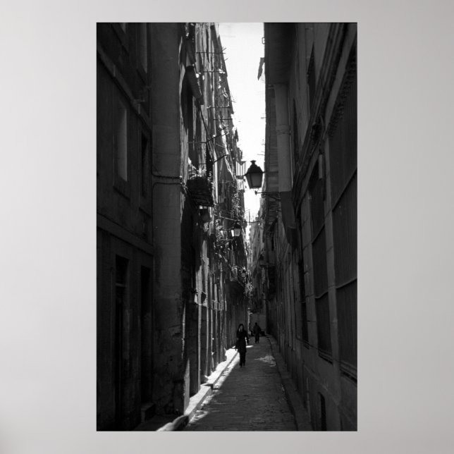 El Callejon Poster Print (Barcelona, Spanien) (Vorne)