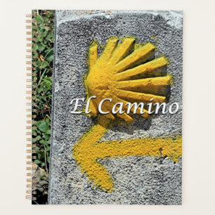 El Camino : coquille et marque de flèche, Espagne