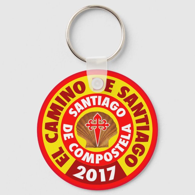 El Camino de Santiago 2017 Schlüsselanhänger (Vorderseite)