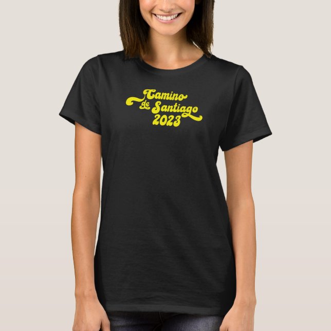El Camino de Santiago 2023 Way of St James Saint T-Shirt (Vorderseite)