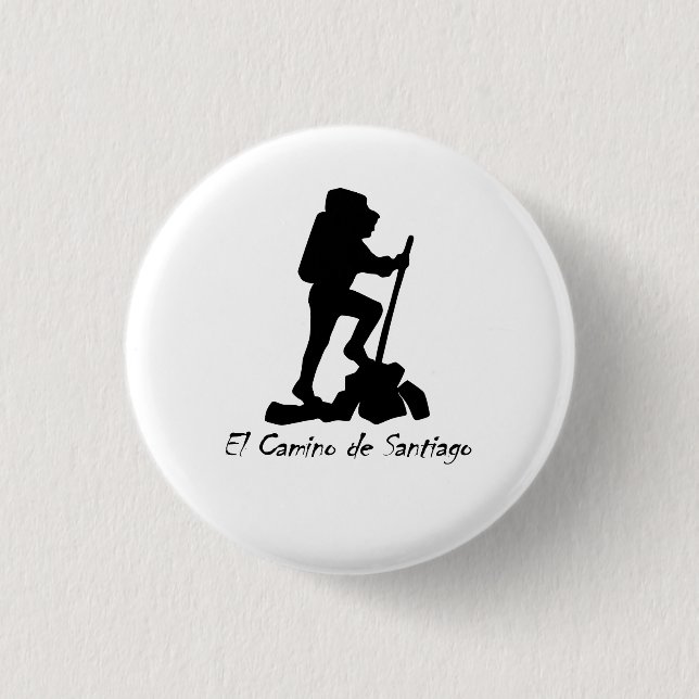 El Camino de Santiago - Bucket List Hip Button (Vorderseite)