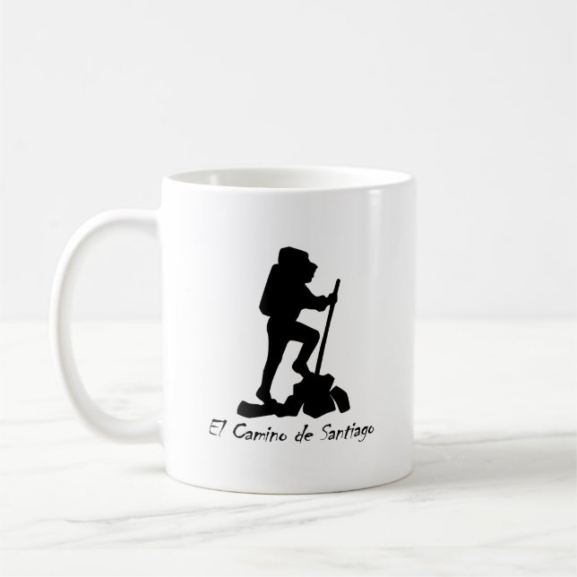 El Camino de Santiago - Bucket List Hip Kaffeetasse (Links)