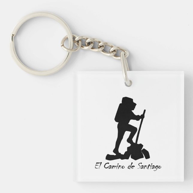 El Camino de Santiago - Bucket List Hip Schlüsselanhänger (Vorderseite)