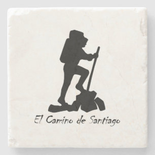 El Camino de Santiago - Bucket List Hip Steinuntersetzer