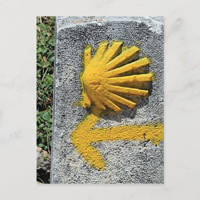 El Camino de Santiago de Compostela, Spanien, Musc Postkarte (Vorderseite)