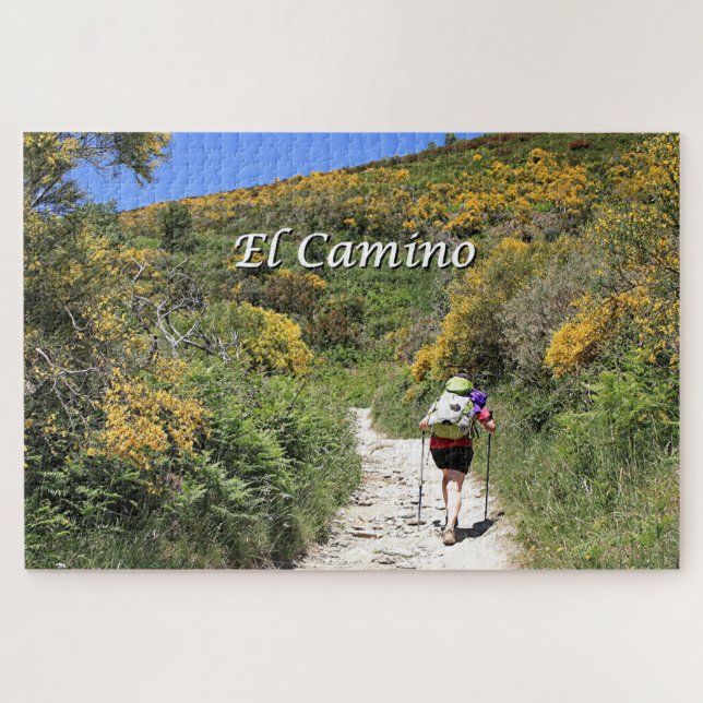 El Camino de Santiago de Compostela, Spanien, Pfad (Horizontal)