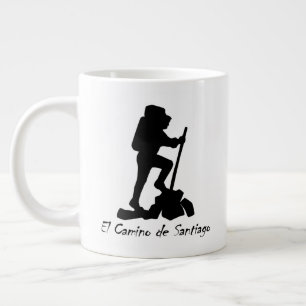 El Camino de Santiago - Eimerliste-Wanderung Jumbo-Tasse