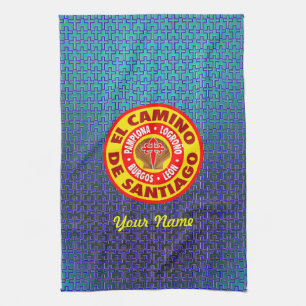 El Camino De Santiago Geschirrtuch