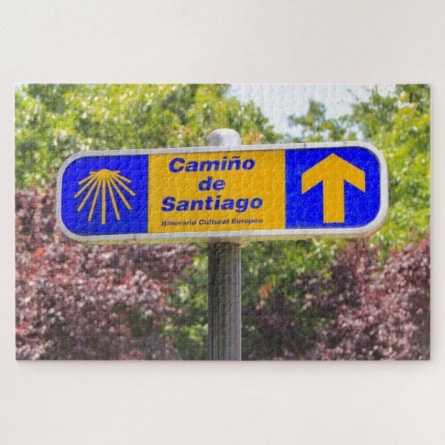 El Camino in Santiago de Compostela, Spanien (Horizontal)