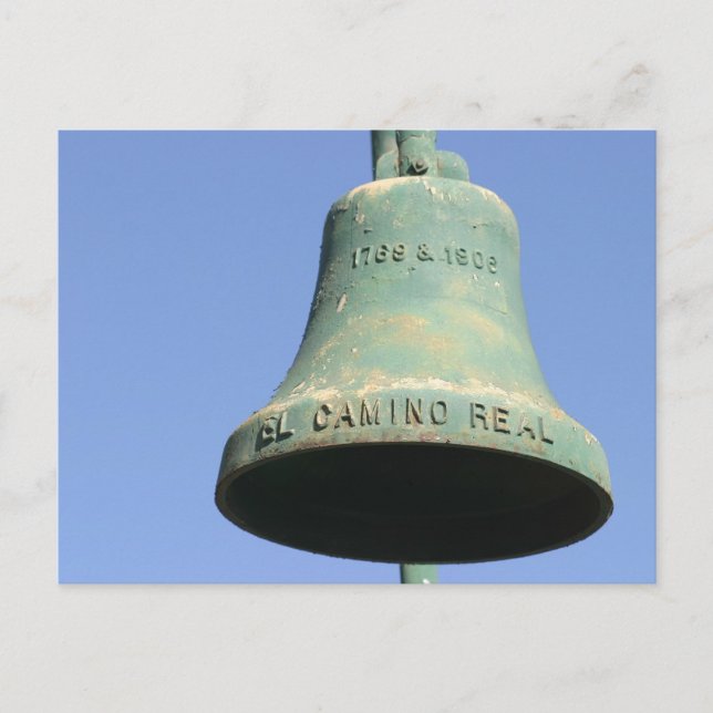 El Camino Real 1769 & 1906 Postkarte (Vorderseite)
