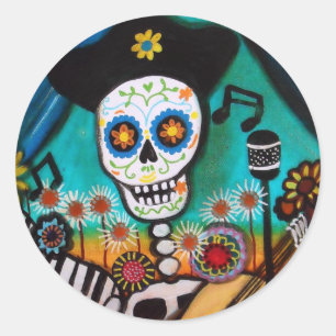 EL CANTADA-GITARA RUNDER AUFKLEBER