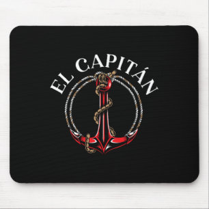 El Capitan Anker Boot Schiff Kapitän Skipper Matro Mousepad