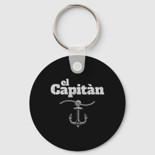 El Capitan Bekleidung für Männer Lustiges Captain Schlüsselanhänger