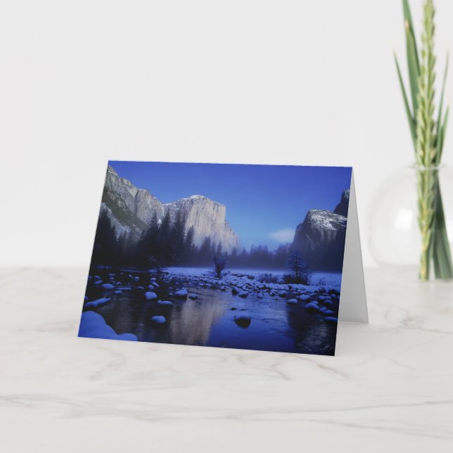 El Capitan Mountain, Yosemite National Park, Karte (Vorderseite)
