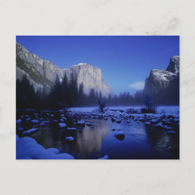 El Capitan Mountain, Yosemite National Park, Postkarte (Vorderseite)