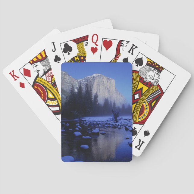 El Capitan Mountain, Yosemite National Park, Spielkarten (Rückseite)