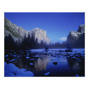 El Capitan Mountain, Yosemite-Nationalpark, Fotodruck