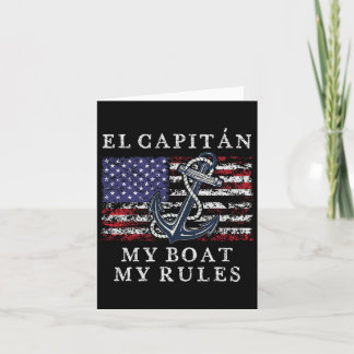 El Capitan My Boat My Rules Pontoon Captain 4. Karte