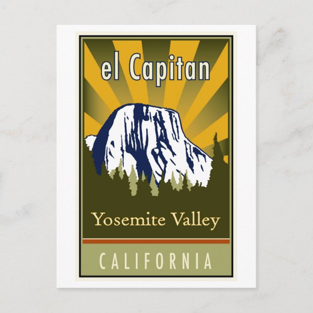 el Capitan Postkarte (Vorderseite)