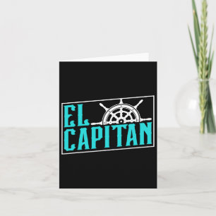 El Capitan Schiffseigner Skipper Kapitän Karte