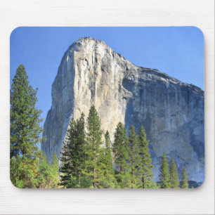 El capitan Über dem Merced River - Yosemite Valley Mousepad