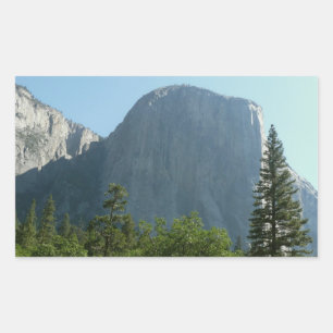 El Capitan vom Yosemite National Park Rechteckiger Aufkleber