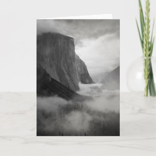 El Capitan With Swirling Mist Karte