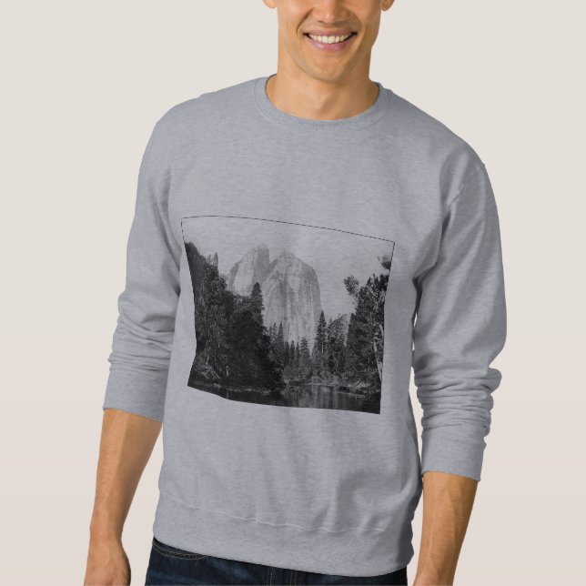El Capitan ~ Yosemite Nationalpark 1866 Sweatshirt (Vorderseite)