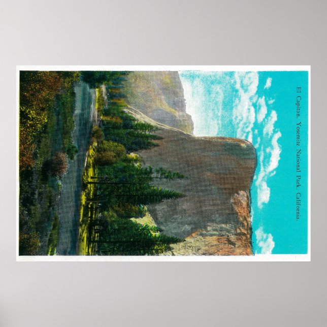 El Capitan, Yosemite ValleyYosemite, CA Poster (Vorne)