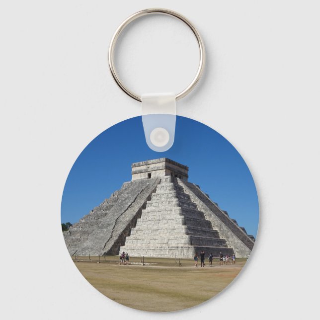 El Castillo - Chichen Itza, Mexiko #4 Schlüsselanh Schlüsselanhänger (Vorderseite)