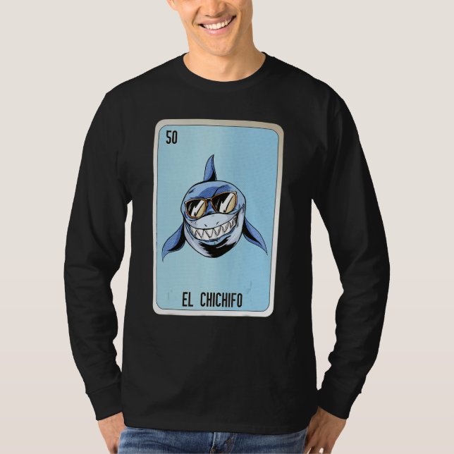 El Chichifo Mexican Slang Lottery Bingo Cards T-Shirt (Vorderseite)