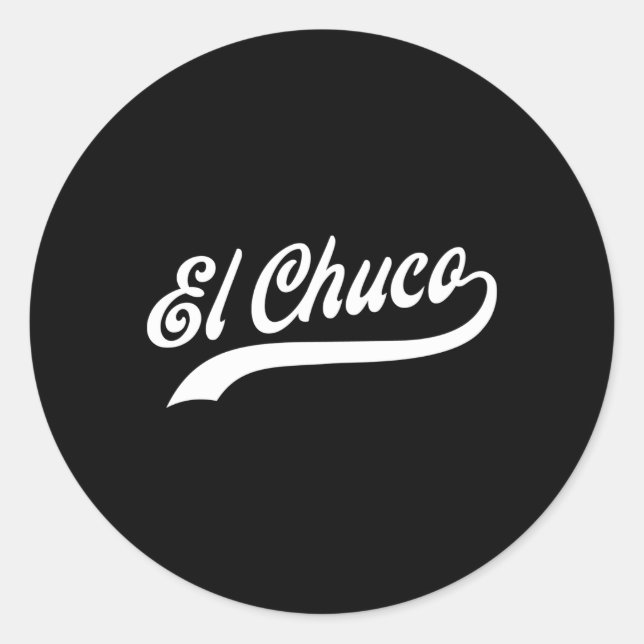 El Chuco El Paso Tx Baseball Runder Aufkleber (Vorderseite)