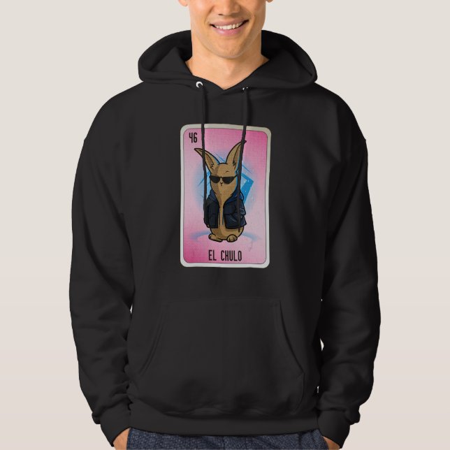 El Chulo Mexican Slang Lottery Bingo Cards Hoodie (Vorderseite)