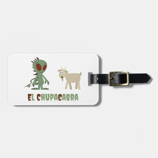 El Chupacabra Gepäckanhänger (Vorderseite horizontal)