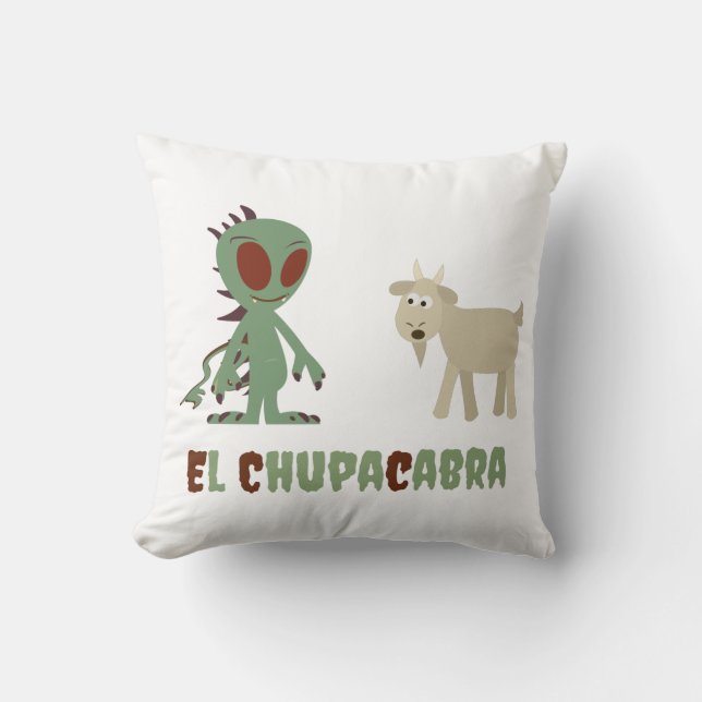 El Chupacabra Kissen (Vorderseite)
