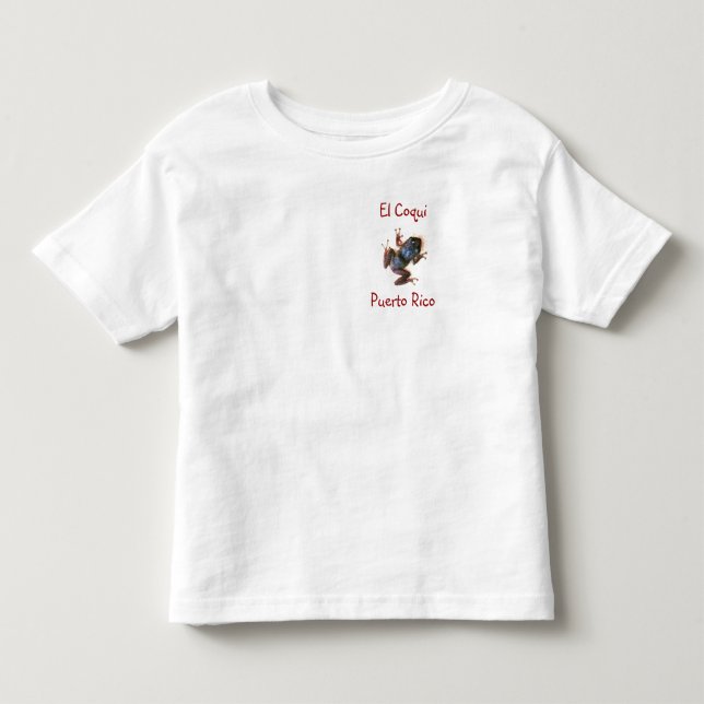 EL Coqui, der T - Shirt Puerto- Ricokindes (Vorderseite)
