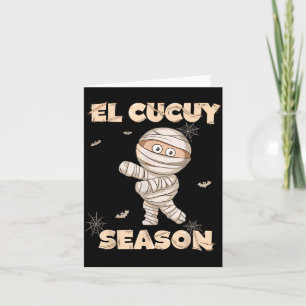 El Cucuy Saison Lustige Spanische Mumie Halloween Karte
