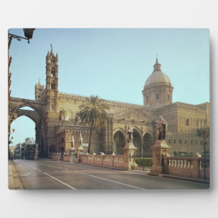 El Duomo, gegründet von Walter, Erzbischof von Pal Fotoplatte