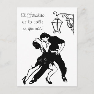 El Farolito Tango Postkarte